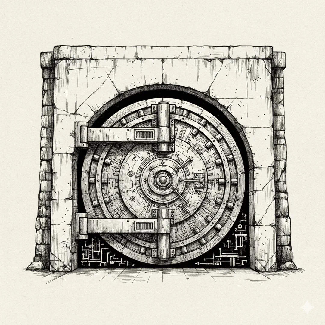 Ilustração de segurança OCI Vault
